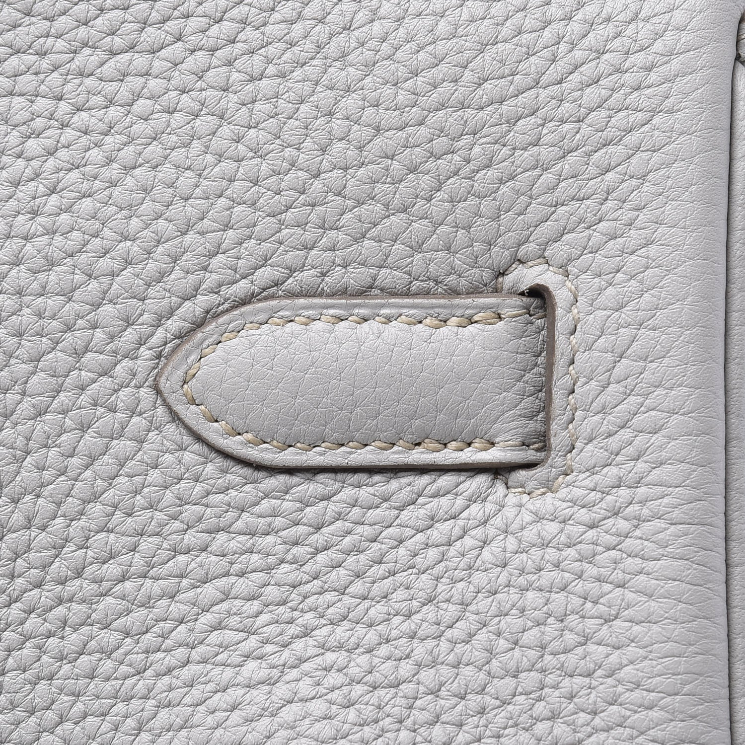 Hermes Taurillon Clemence Lizard Club Birkin 35 Gris Perle White Mykonos 8 of 31