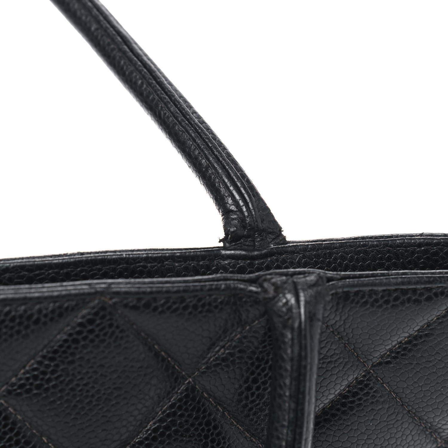 Chanel Caviar Quilted Medallion Tote Black 12 of 15