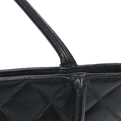 Chanel Caviar Quilted Medallion Tote Black 12 of 15