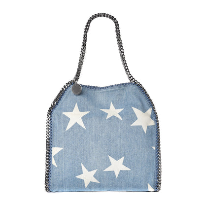 Stella McCartney Denim Star Small Falabella Tote Blue 1 of 8