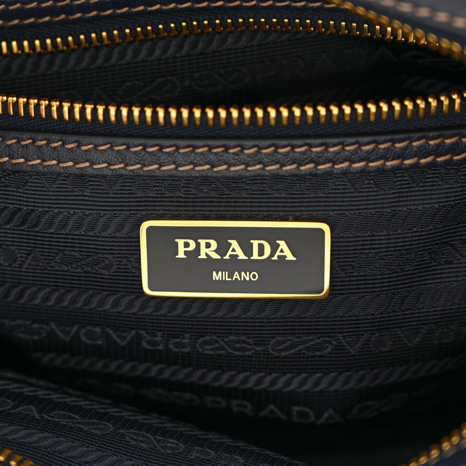 Prada Jacquard Logo Camera Bag Corda Baltico 6 of 12