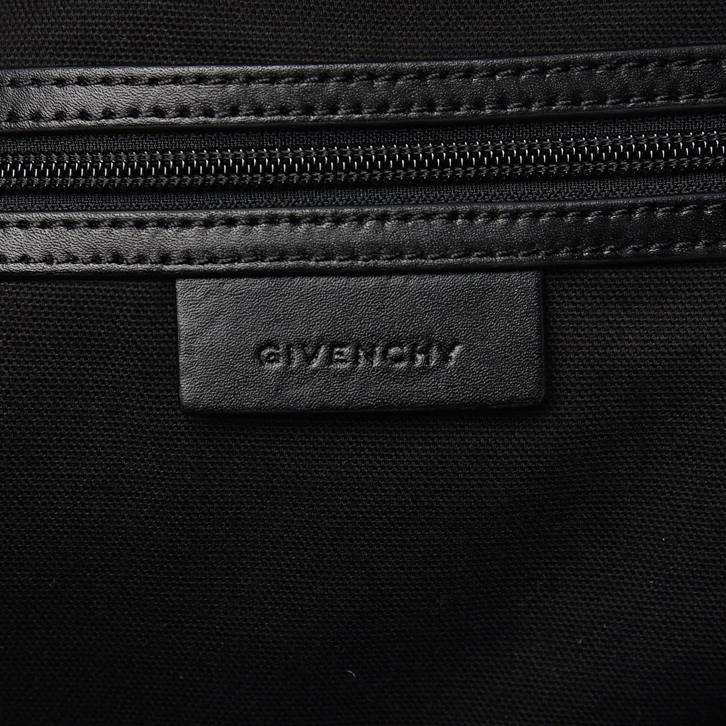 Calfskin Love Print Backpack Black