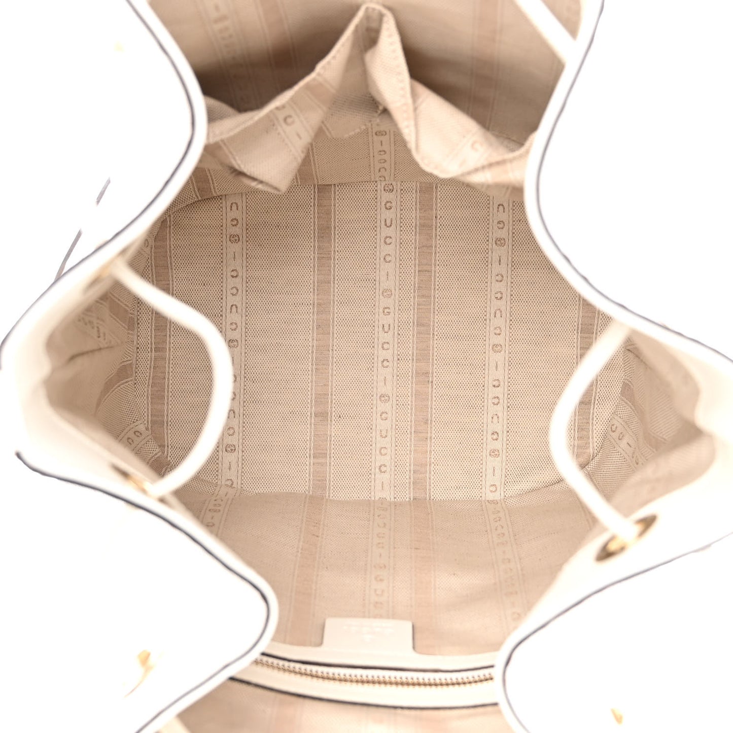 Bright Diamante Medium Bucket Bag Great White