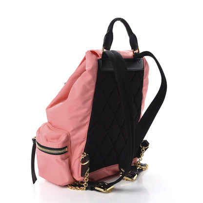 Burberry Nylon Medium Rucksack Backpack Bright Coral Pink 2 of 10