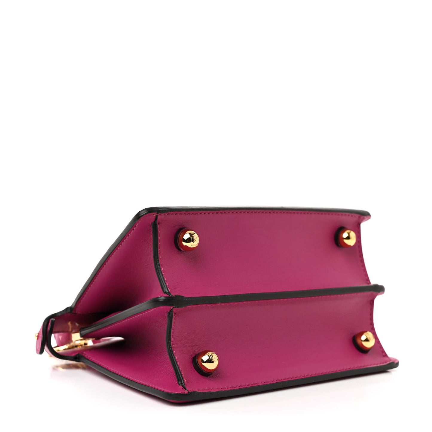 Shiny Nappa Petite Peekaboo I SEE U Satchel Ciclamino Pilar