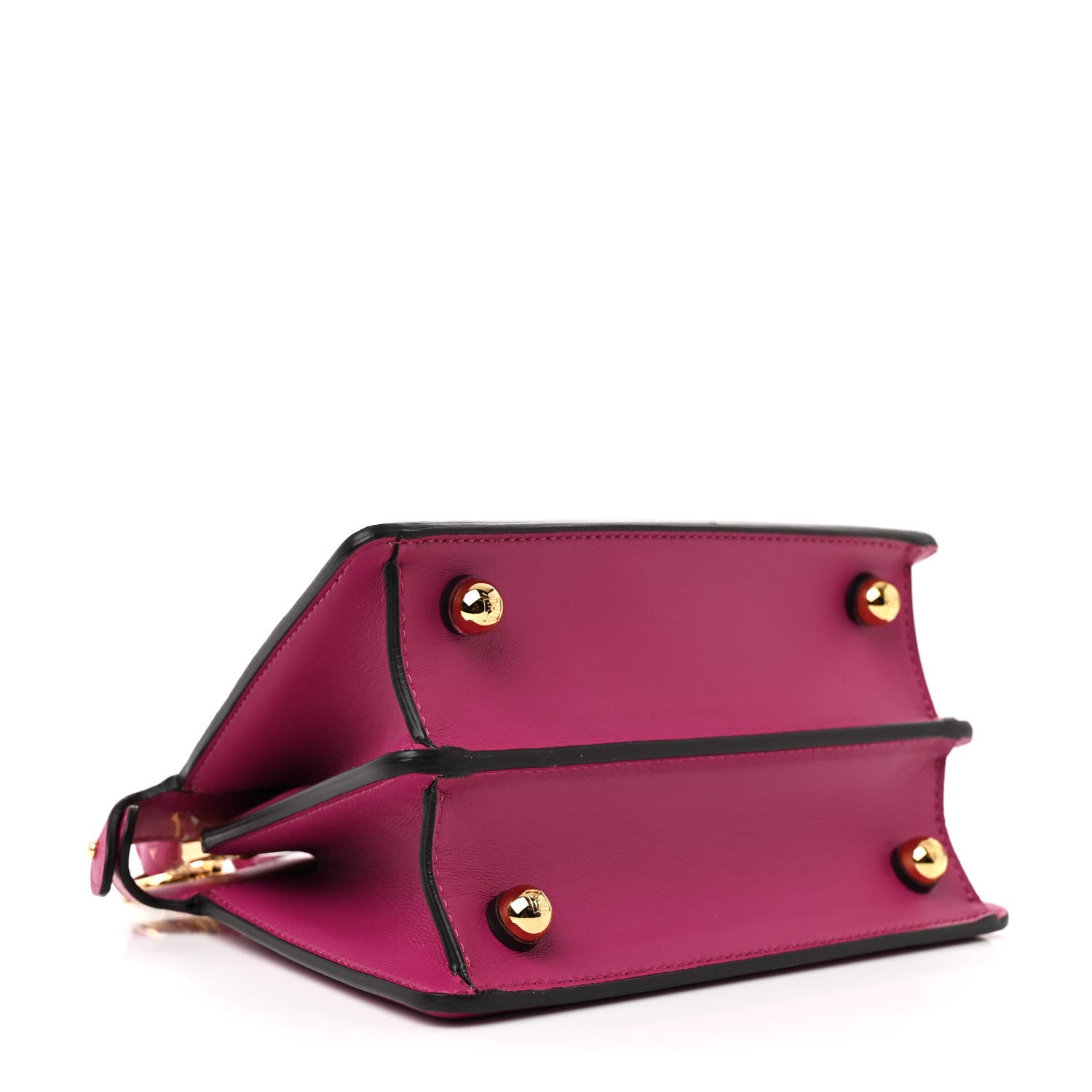 Fendi Shiny Nappa Petite Peekaboo I SEE U Satchel Ciclamino Pilar 4 of 11