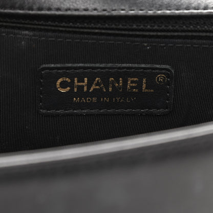 Chanel Lambskin Quilted New Medium Boy Flap Black 6 of 13