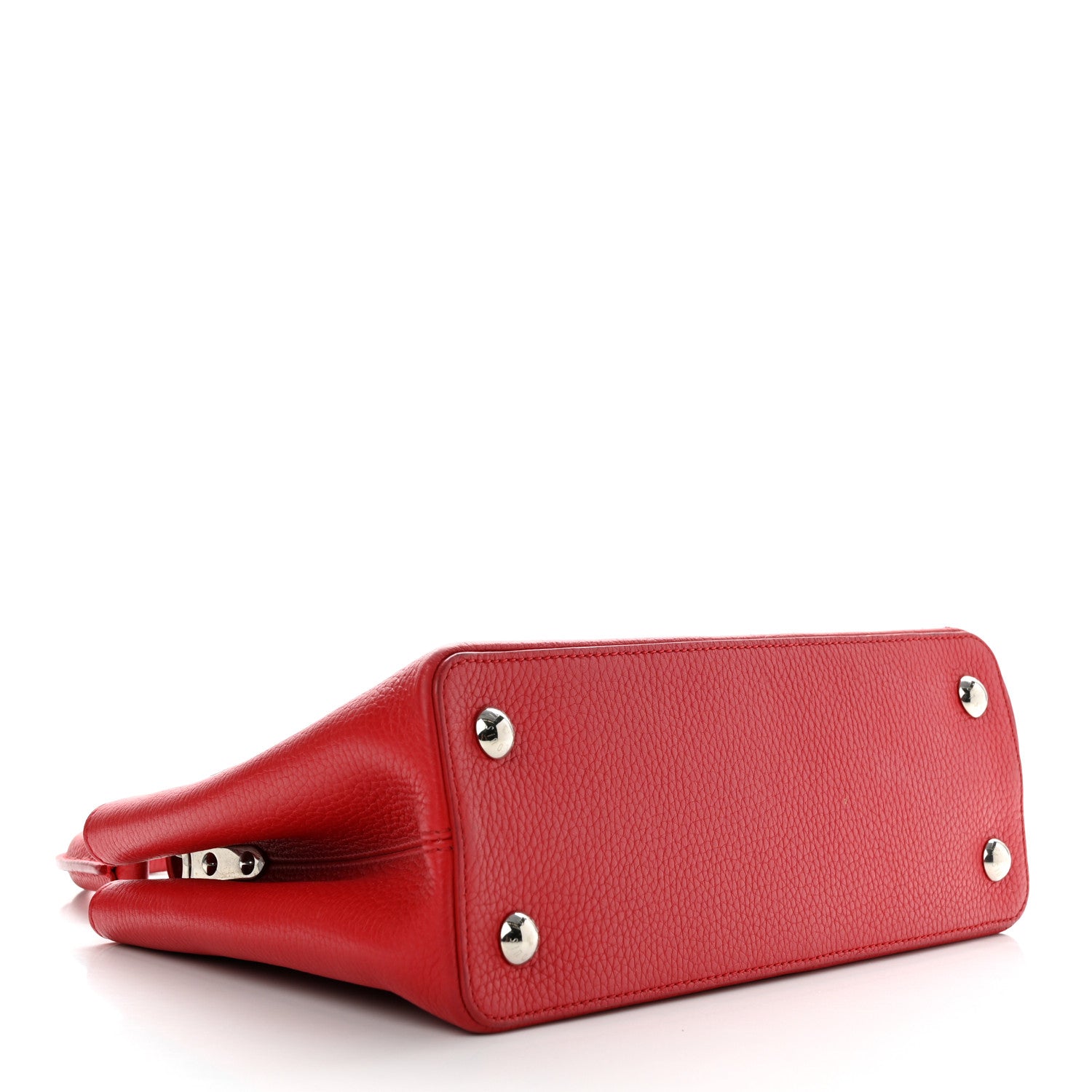 Louis Vuitton Taurillon Capucines PM Rubis 4 of 15