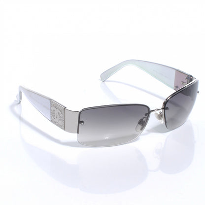 Chanel Crystal CC Logo Sunglasses 4117 B Light Blue 3 of 5