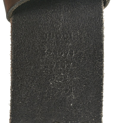 Gucci Calfskin Studded Double G 40mm Belt 80 32 Black 3 of 6