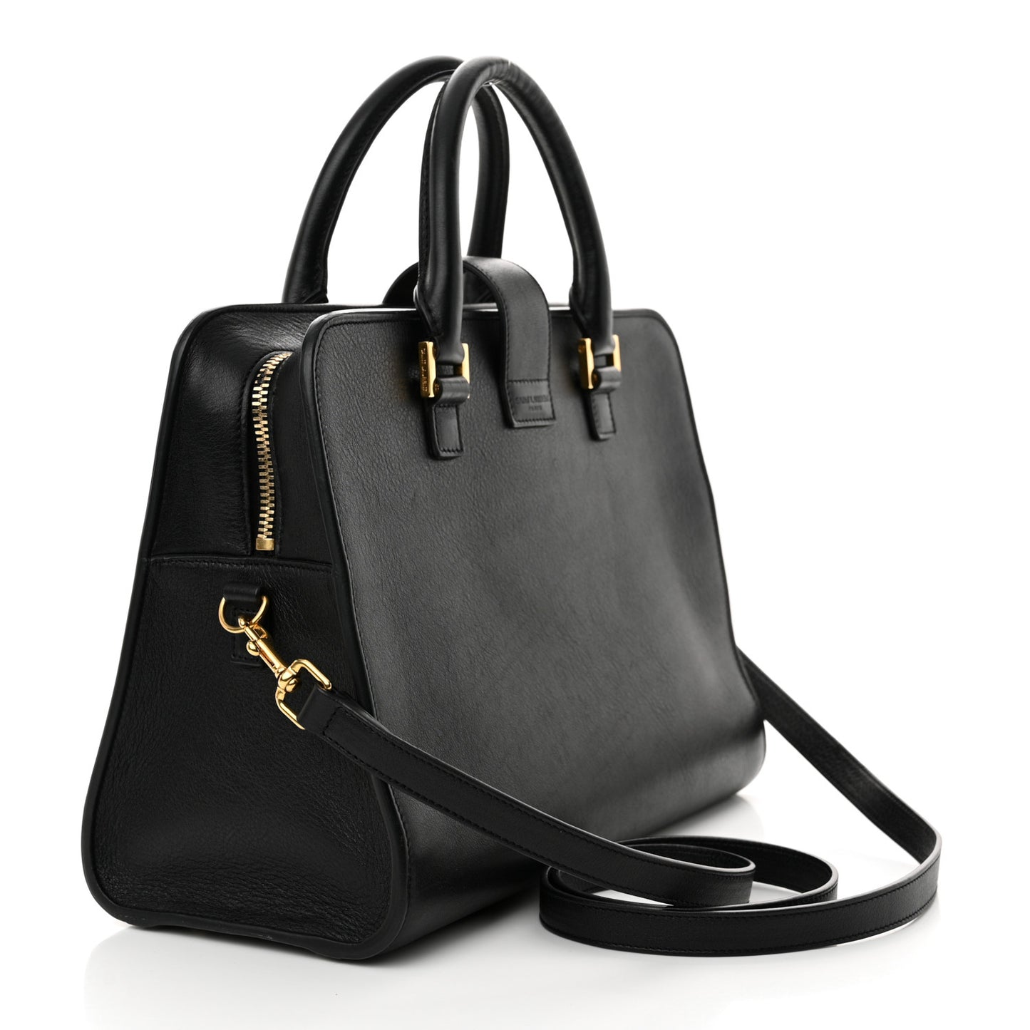 Smooth Calfskin Small Monogram Cabas Black