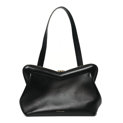 Mansur Gavriel Smooth Calfskin M Frame Bag Black Flamma 1 of 11