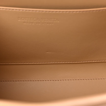 Bottega Veneta Calfskin Tip Clutch Almond 12 of 15