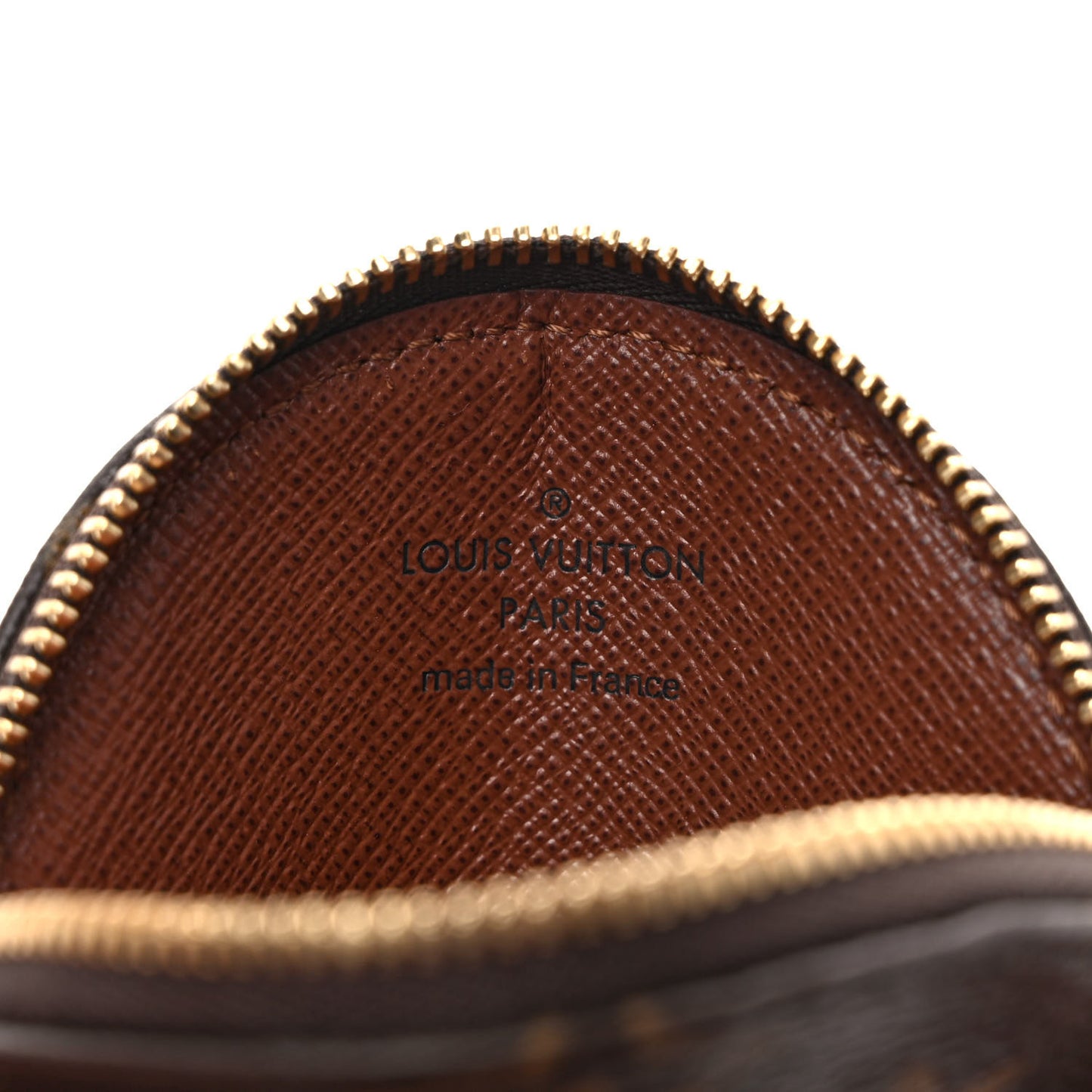 Monogram Round Coin Purse