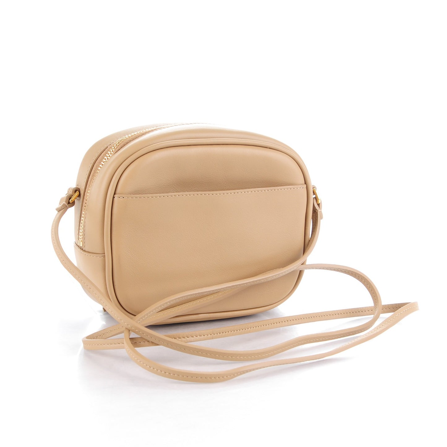 Nappa Monogram Blogger Bag Deep Beige
