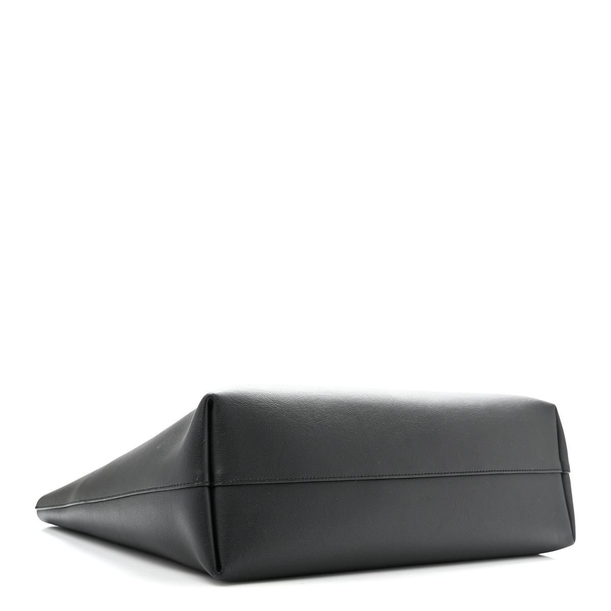 Calfskin Large Shopping Tote Black