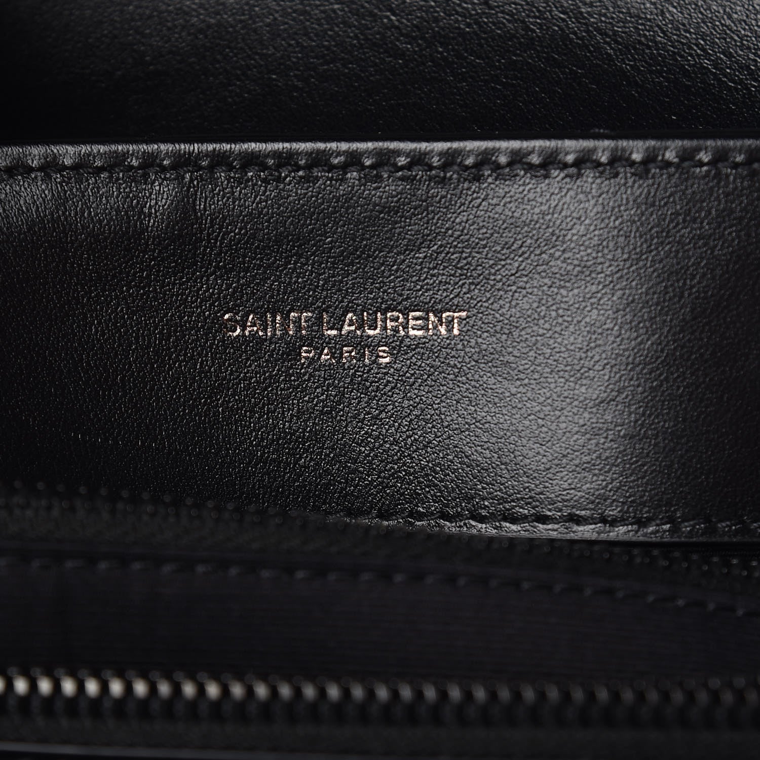 Saint Laurent Calfskin Y Quilted Monogram Medium Loulou Chain Satchel Black 6 of 10