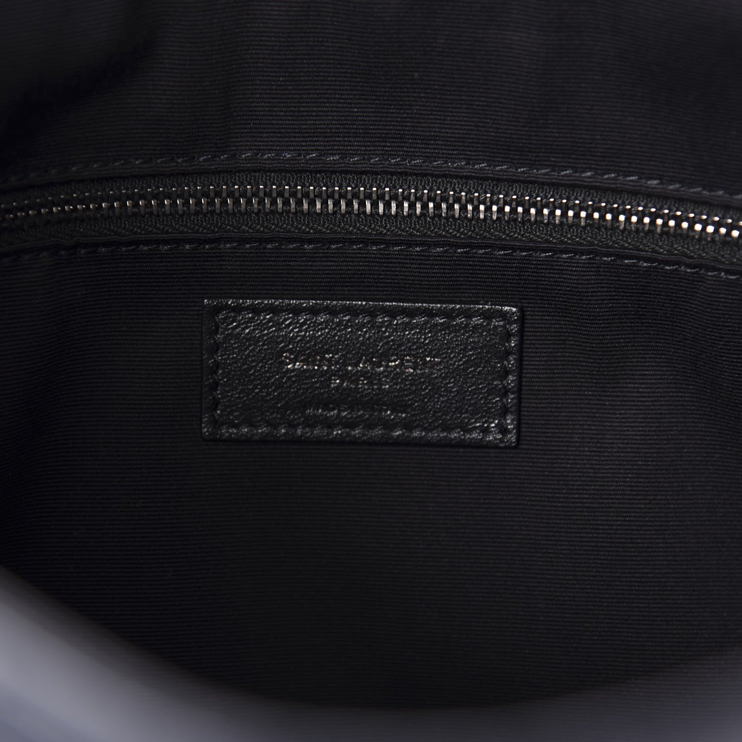 Saint Laurent Crinkled Calfskin Matelasse Monogram Niki Shoulder Bag Deep Marine 8 of 9