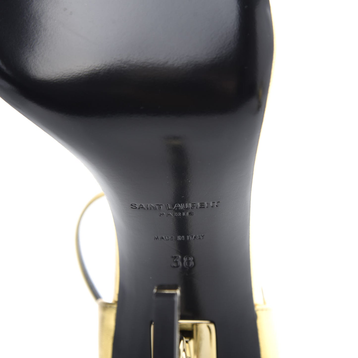Calfskin Opyum Sandals 38 Oro