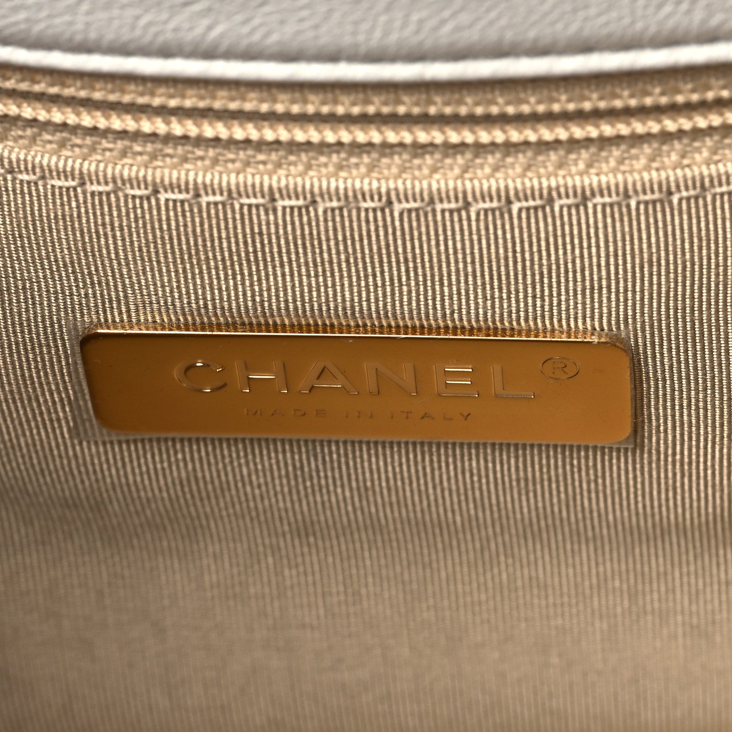 Chanel Goatskin Quilted Large Chanel 19 Flap White 7 of 10