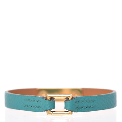Hermes Epsom Micro Rivale Bracelet S Bleu Paon 3 of 6