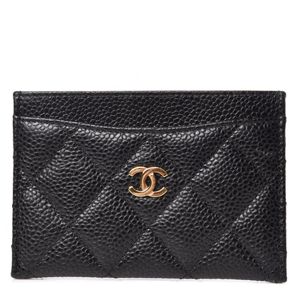 Chanel Caviar Quilted Card Holder Black 1 of 8