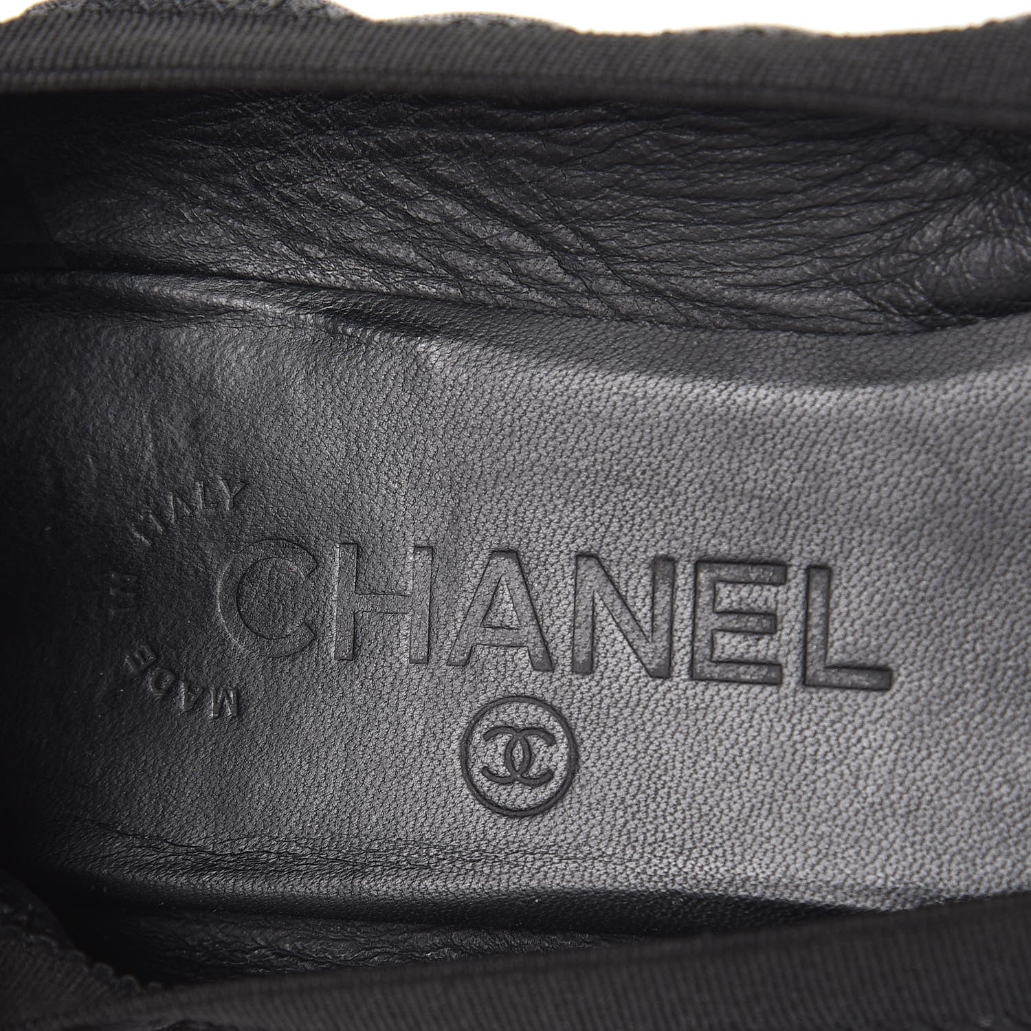 Chanel Lambskin Patent CC Elastic Cap Toe Ballerina Flats 36 Black 7 of 8