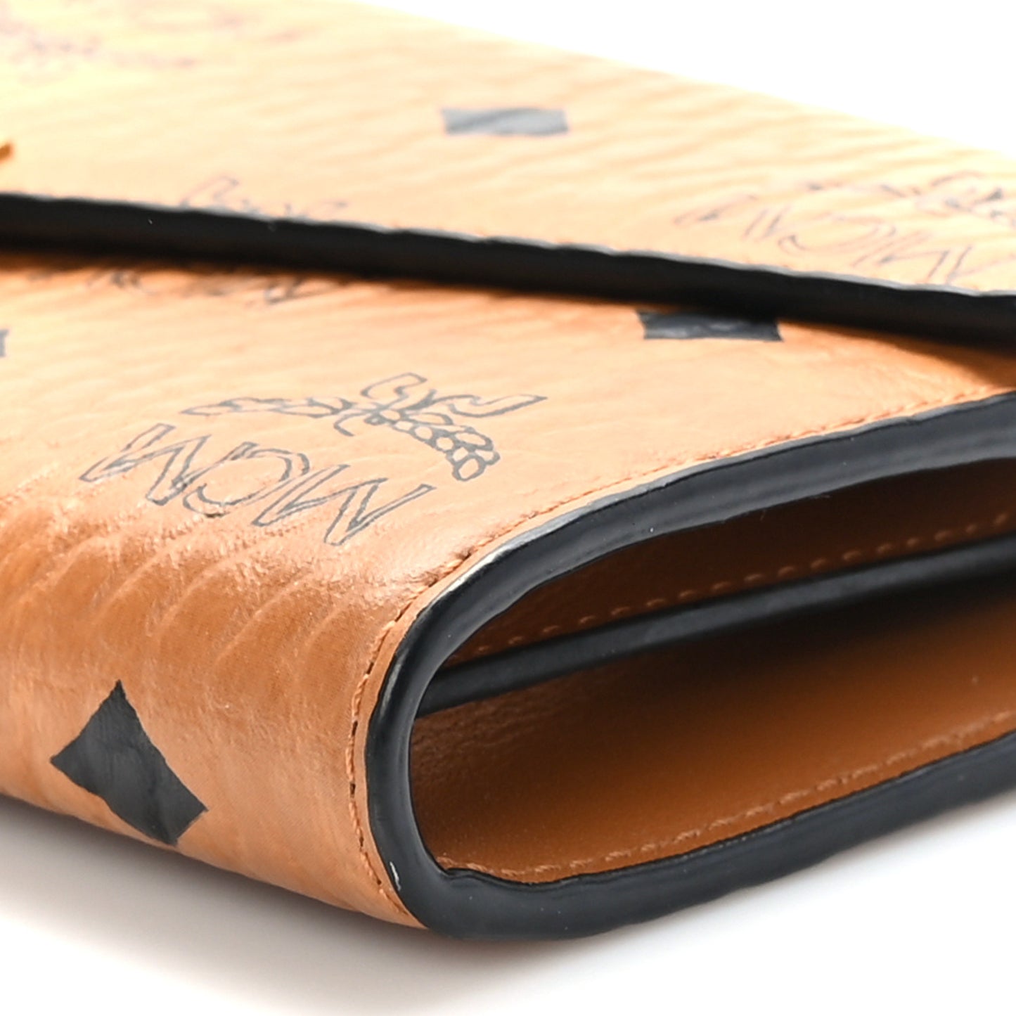 Visetos Large Patricia Wallet On Chain Cognac
