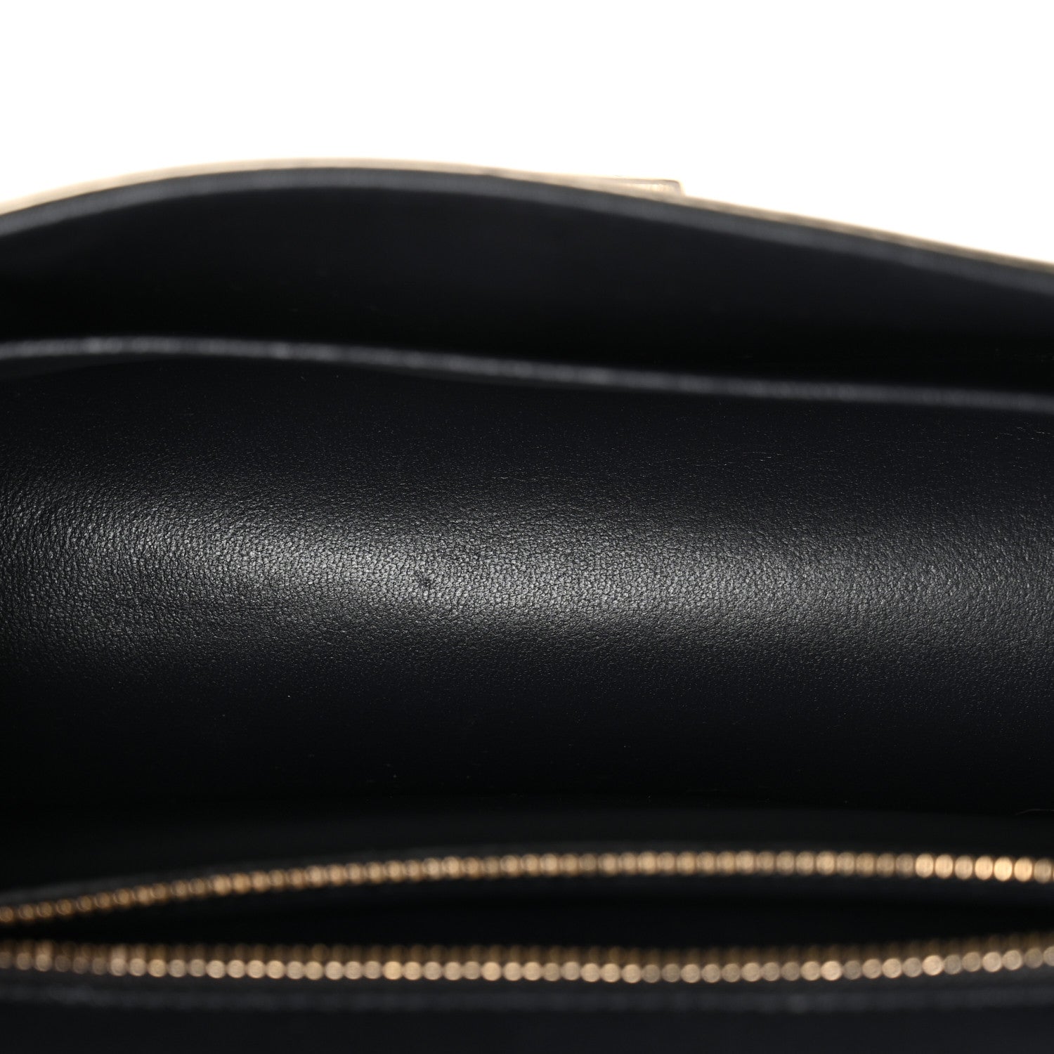 Christian Dior Metallic Patent Micro-Cannage Small Diorama Flap Bag Gold 5 of 12