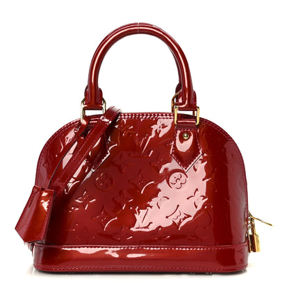 Louis Vuitton Vernis Alma BB Cherry 1 of 10