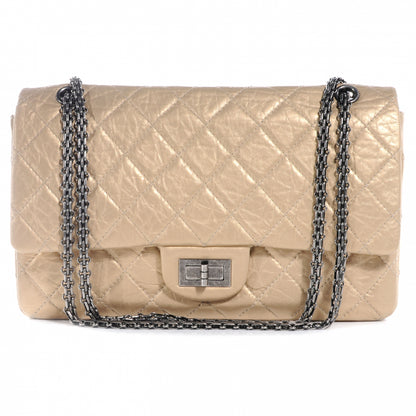 Chanel Aged Calfskin 2.55 Reissue 227 Flap Pale Gold 1 of 9