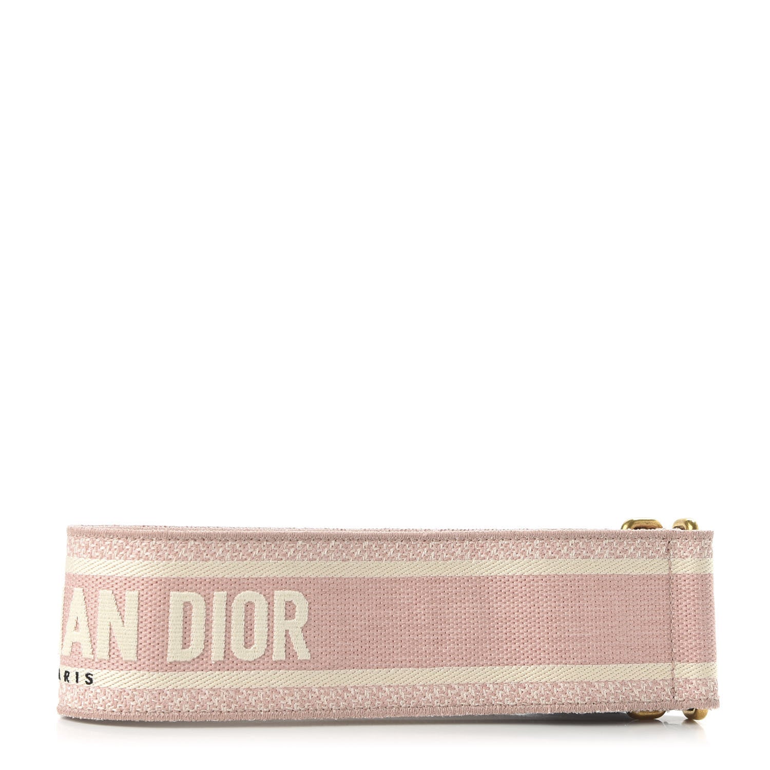 Christian Dior Canvas Embroidered Large Belt 90 36 Pink White 2 of 7