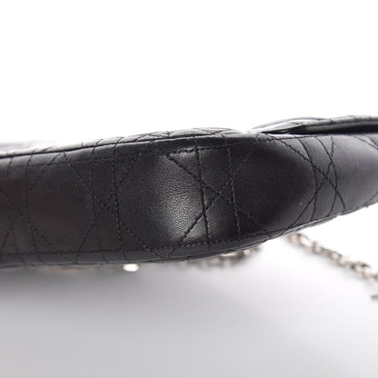Christian Dior Lambskin Cannage Miss Dior Promenade Pouch Black 6 of 11