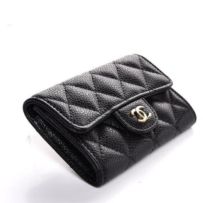 Chanel Caviar Quilted Flap Card Holder Black 4 of 8