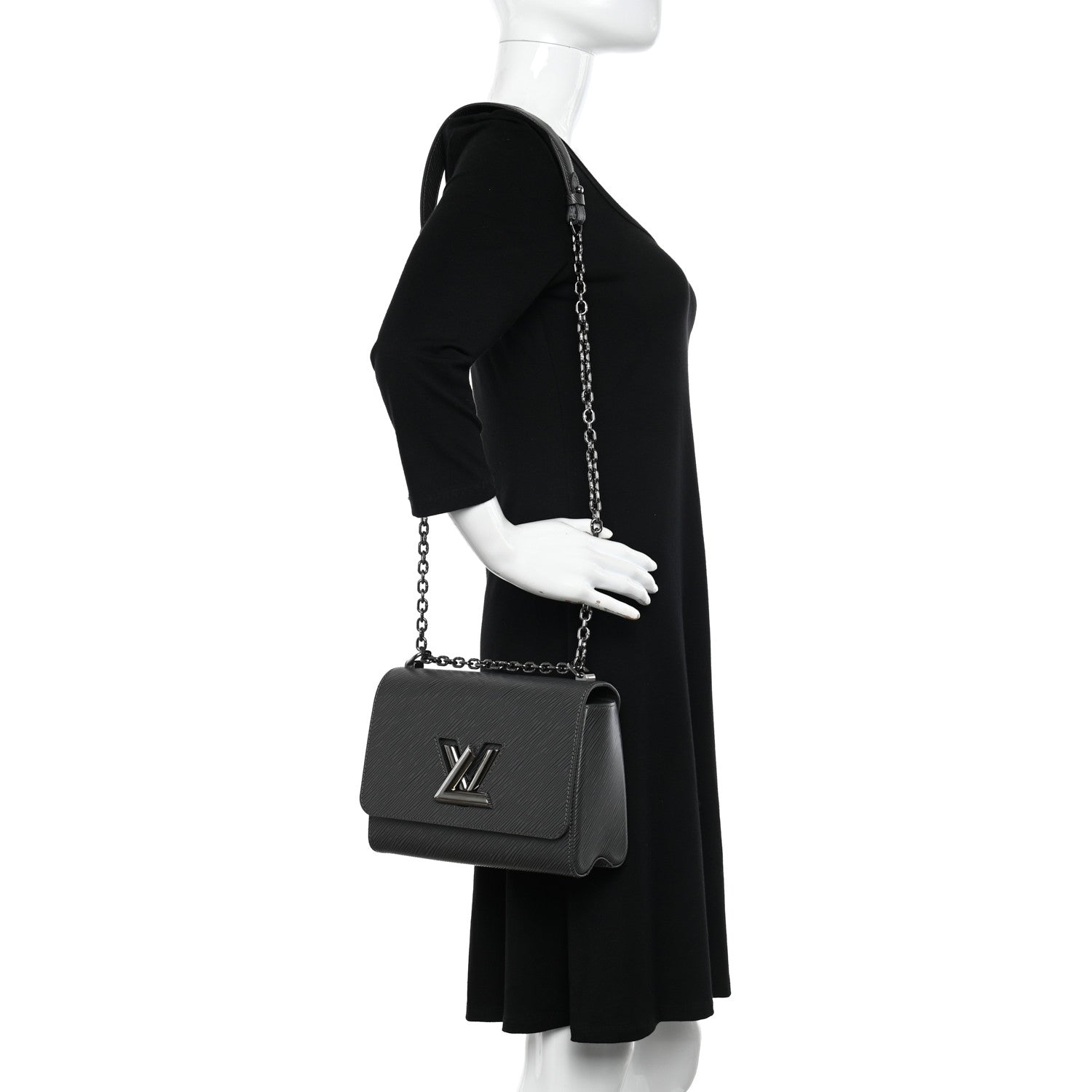 Louis Vuitton Epi Twist Shoulder Bag MM Etain 2 of 9