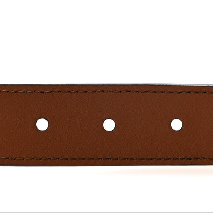 Gucci New Denim GG Monogram Dollar Calfskin Belt 65 26 Blue Tea Cuir Epilog 4 of 6