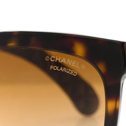 Chanel Acetate Quilted Polarized Butterfly CC Sunglasses 5288-Q Tortoise 7 of 11