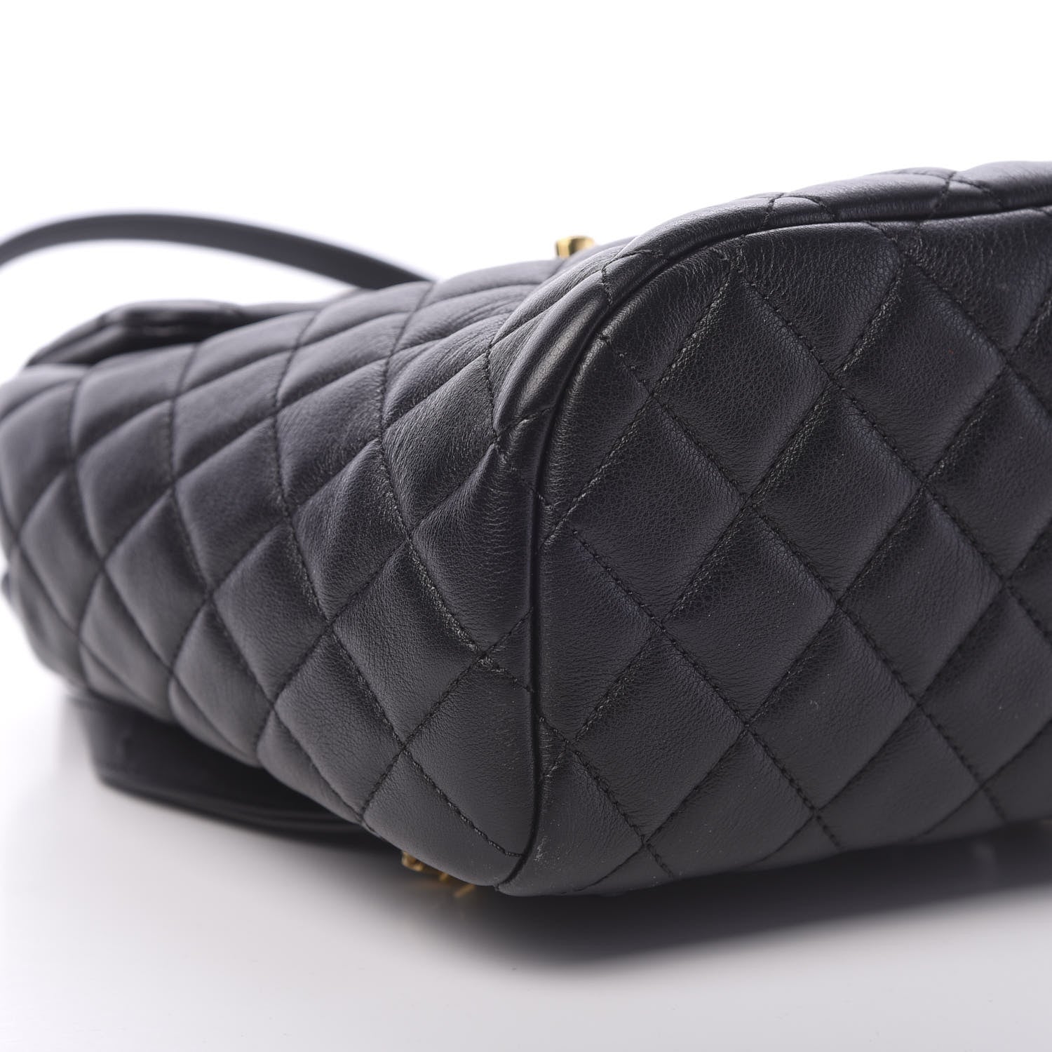 Chanel Calfskin Quilted Mini Urban Spirit Backpack Black 7 of 9