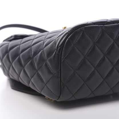 Chanel Calfskin Quilted Mini Urban Spirit Backpack Black 7 of 9