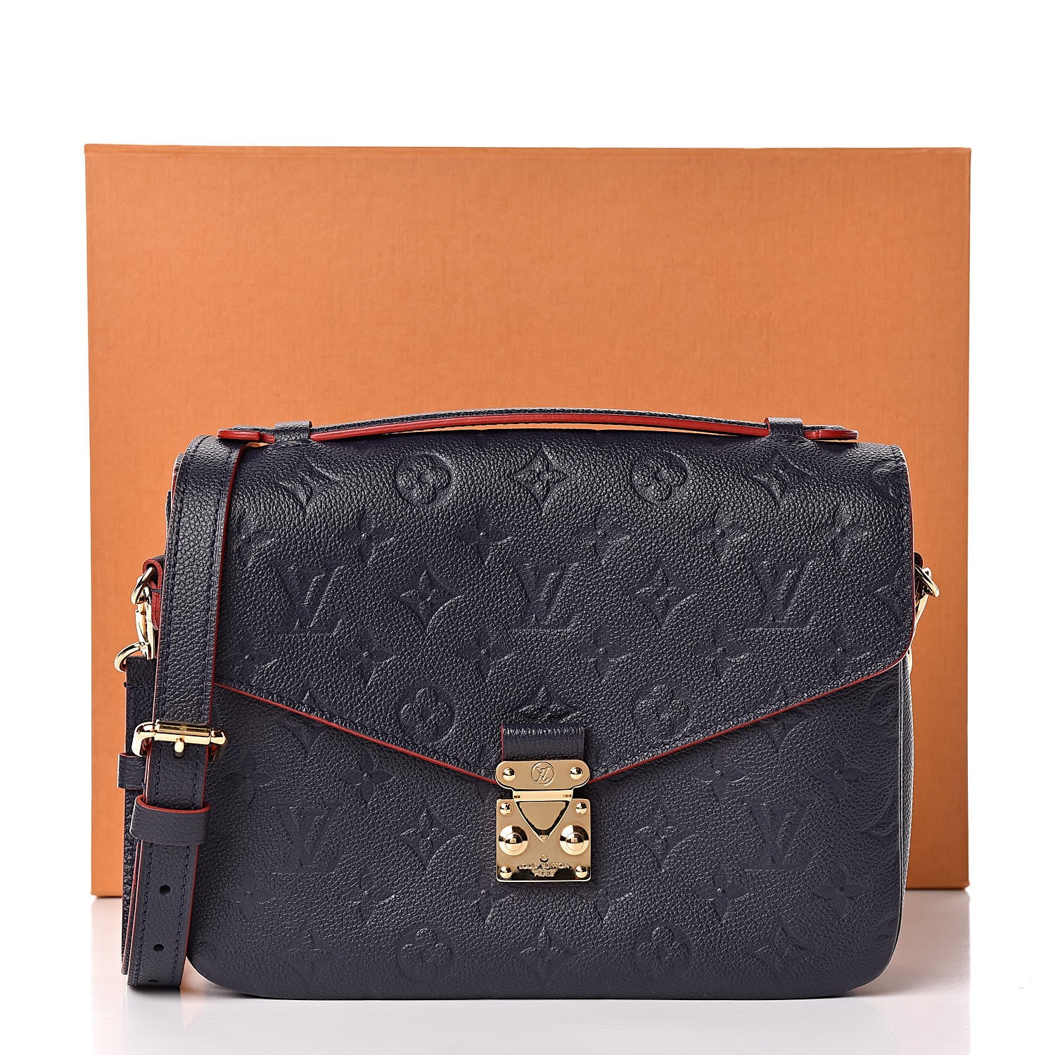 Louis Vuitton Empreinte Pochette Metis Marine Rouge 11 of 11