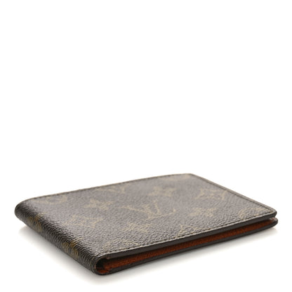 Louis Vuitton Monogram Mens Porte-Billets 3 Card Billfold Wallet 4 of 8