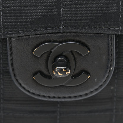 Chanel Nylon Medium Travel Flap Black 14 of 15