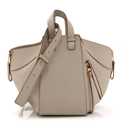 Loewe Grained Calfskin Small Hammock Shoulder Bag Light Ghost 1 of 10