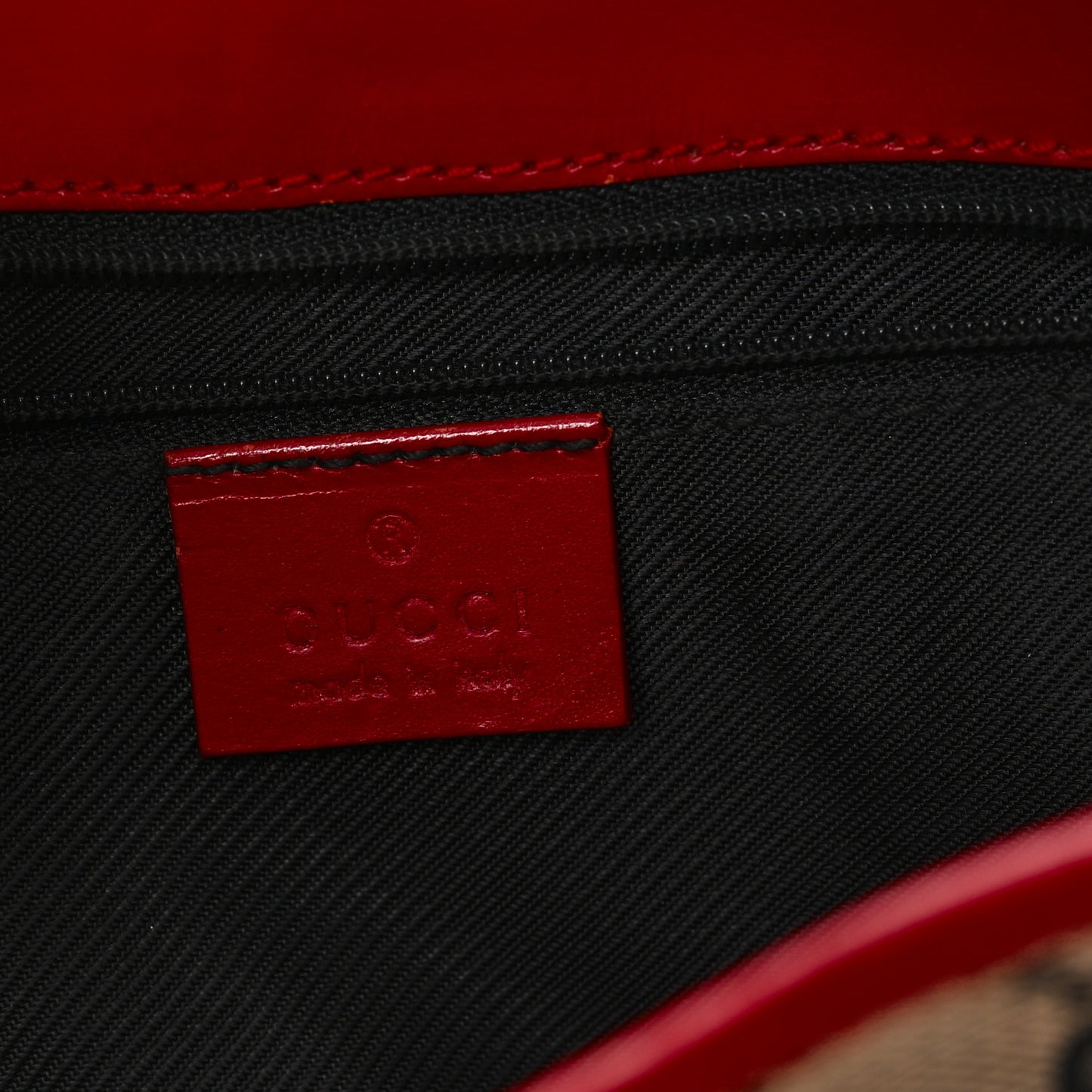 Monogram Small Bardot Bag Navy Red