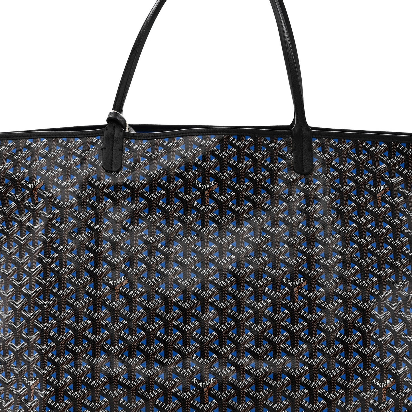 Goyardine Saint Louis Claire Voie GM Black Sky Blue