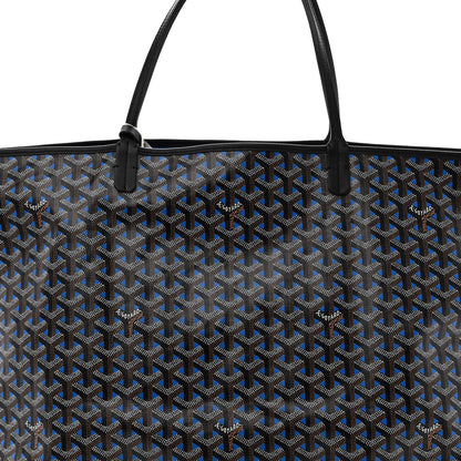 Goyard Goyardine Saint Louis Claire Voie GM Black Sky Blue 9 of 12