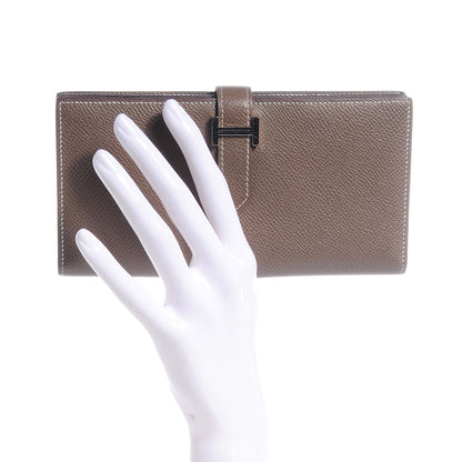 Hermes Epsom Bearn Wallet Etoupe 2 of 8