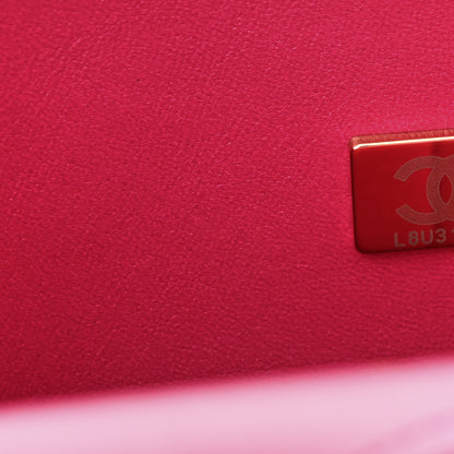 Chanel Caviar Quilted Small Double Flap Dark Pink 7 of 10