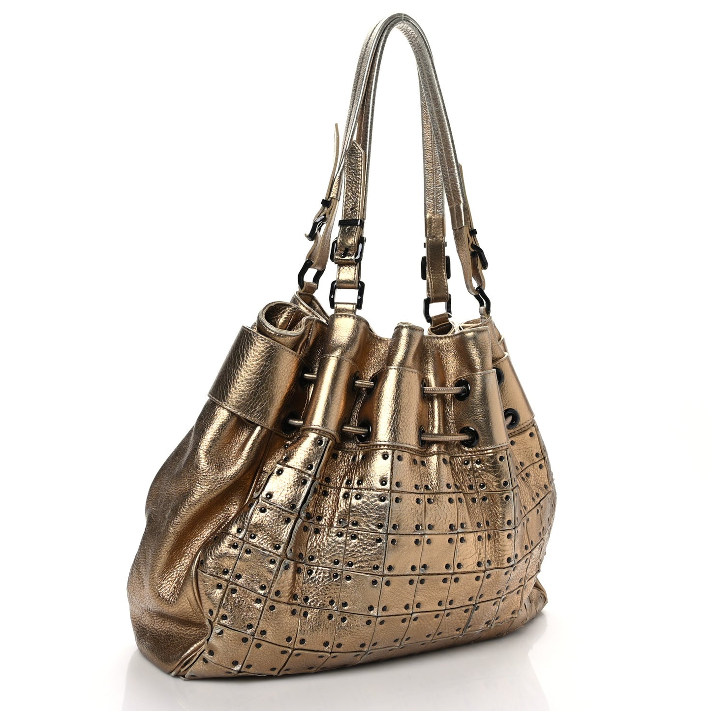 Prorsum Calfskin Large Studded Warrior Gold