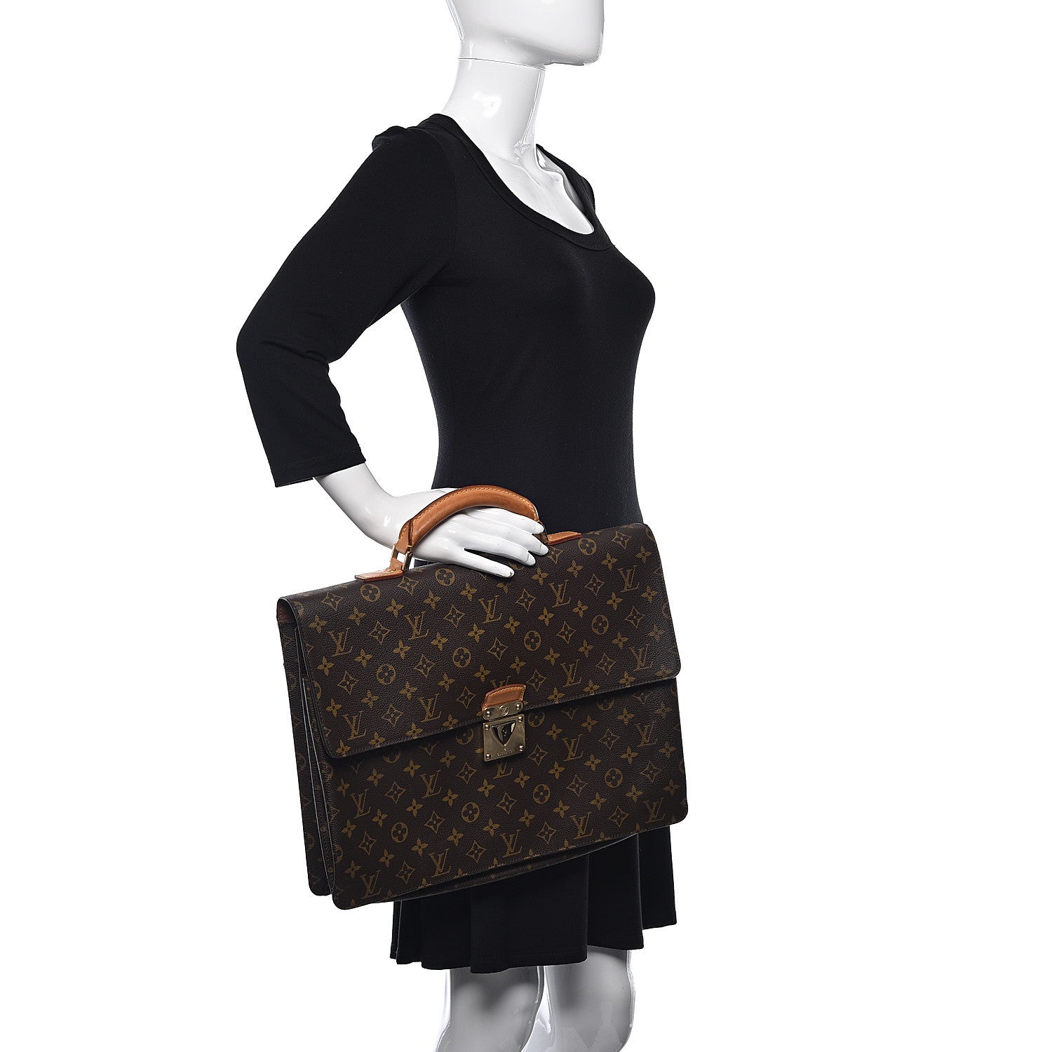 Louis Vuitton Monogram Robusto 1 Compartment Briefcase 2 of 9